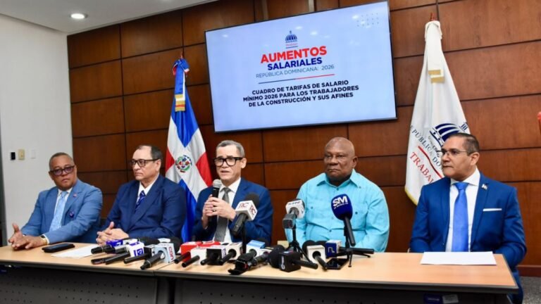 Trabajadores de la construcción recibirán un aumento de 20 % en el salario mínimo